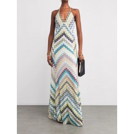 European and Spring Summer New Positioning Printed Bodycon Dress | INS Slim Fit Party Women’S Dress, Long Sleeve, Button Details, V-neck, Casual Style, Perfect for Spring/Fall – SCACTO